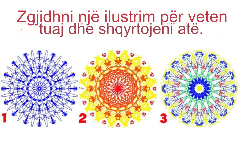 Zgjidhni një ilustrim dhe zbuloni kur gëzimi do të vijë në jetë