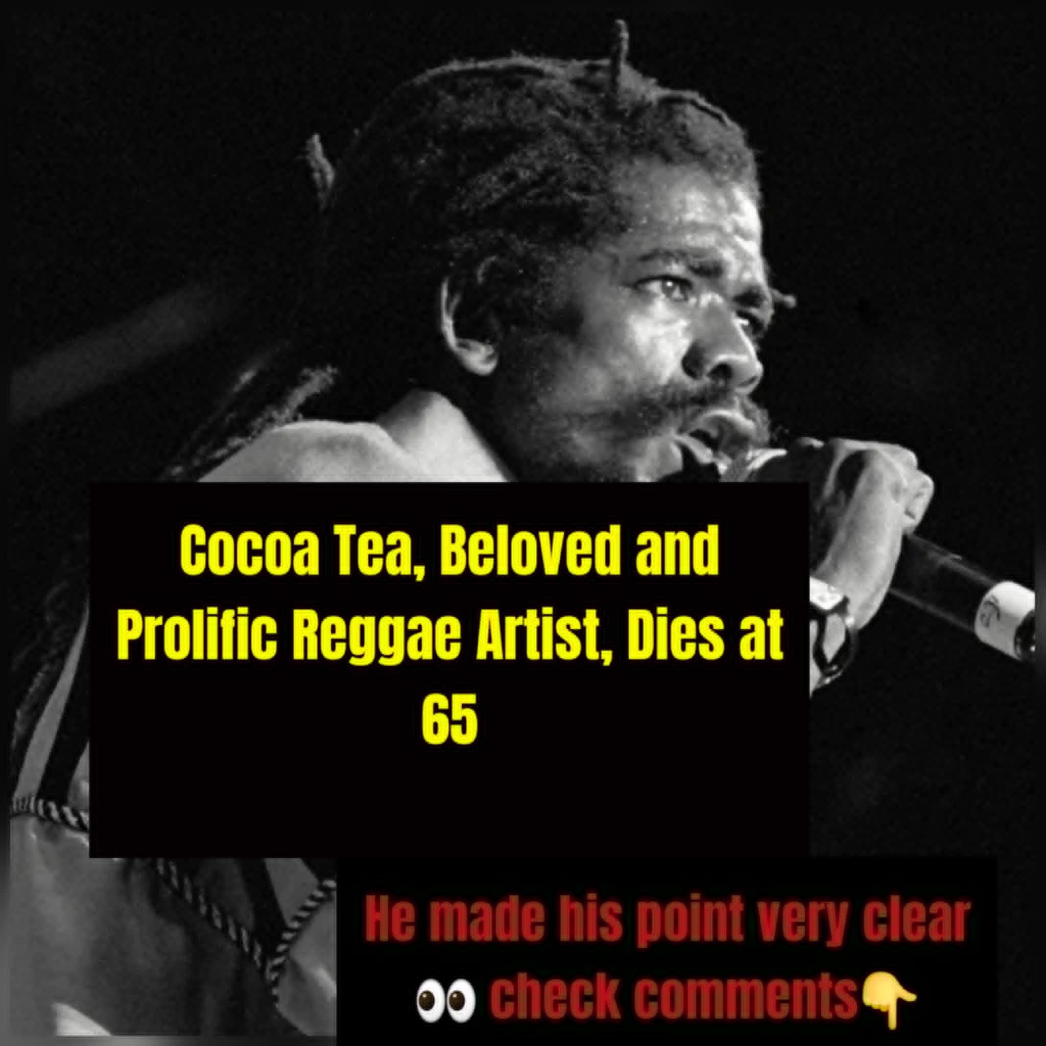 Cocoa Tea, Beloved and Prolific Reggae Artist, Dies at 65