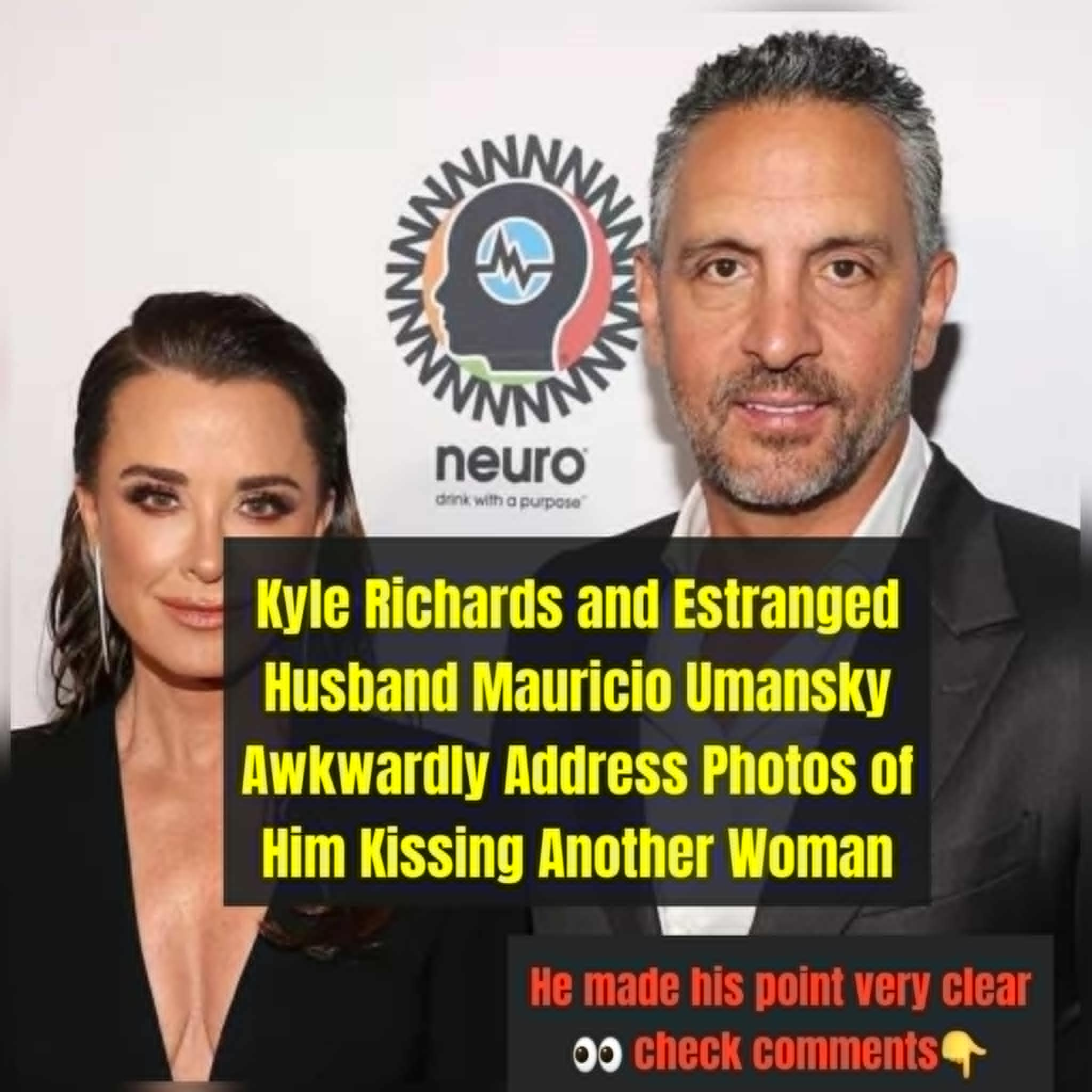 Kyle Richards and Estranged Husband Mauricio Umansky Awkwardly Address Photos of Him Kissing Another Woman