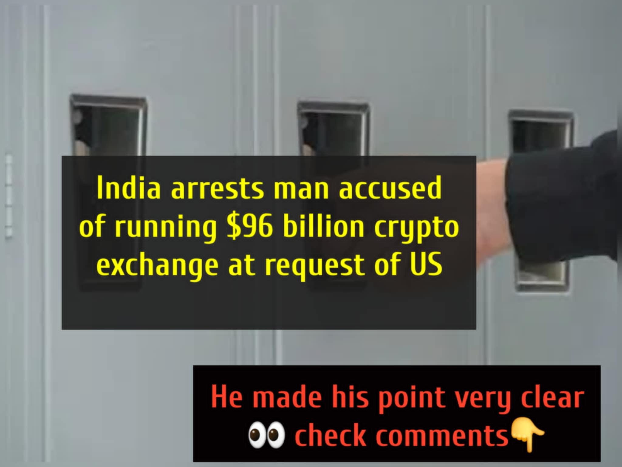 India arrests man accused of running $96 billion crypto exchange at request of US